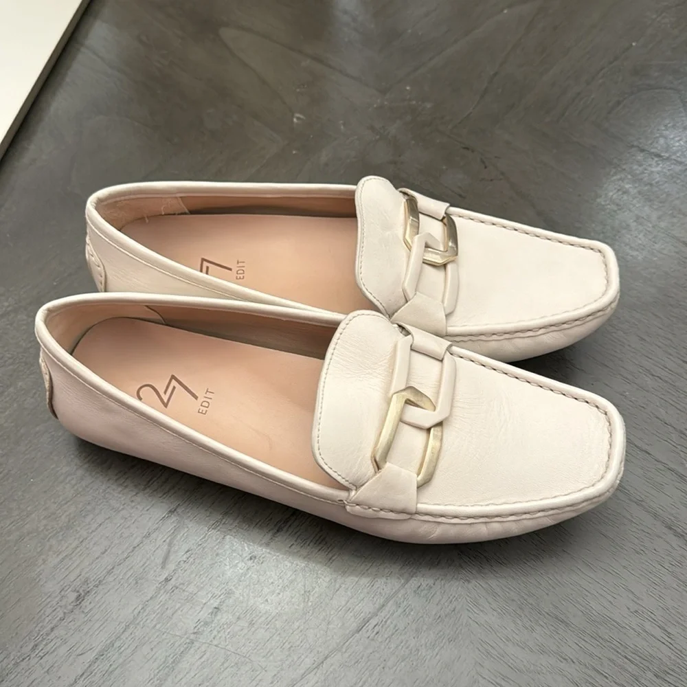 27 Edit Naturalizer Hellen chain Loafer in Satin Pearl